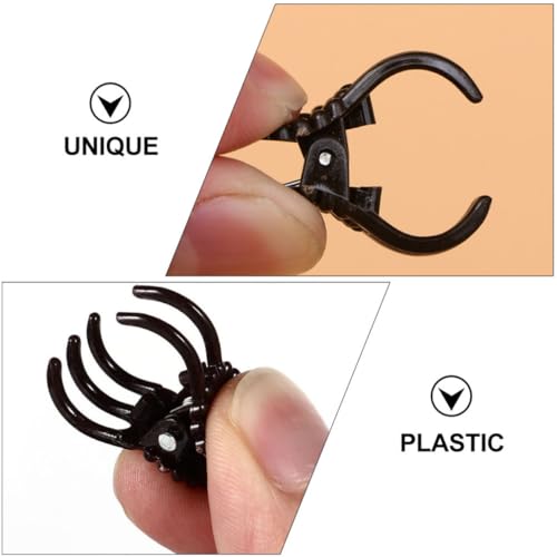 150pcs Plastic Orchid Plant Support Clips Brown - view 3
