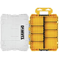 Tool Box, Medium 8-Compartments Small Parts Organizer, Portable Tough Case Screw Organizer Toolbox with Customazible Dividers (DWAN2190)