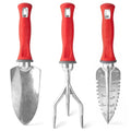 3Piece Hand Tool Set Trowel Transplanter Cultivator Gardening