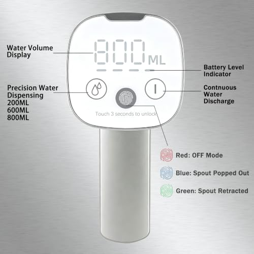 Water Dispenser for 5 Gallon Bottle, Digital Display, 4 Water Modes, White - view 2