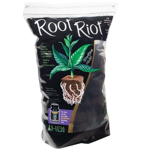 Plant Starter Cubes Made from Sphagnum Peat Moss. Ideal for Cuttings and Seeds, Designed to Support Robust Root Development - 100 Cubes