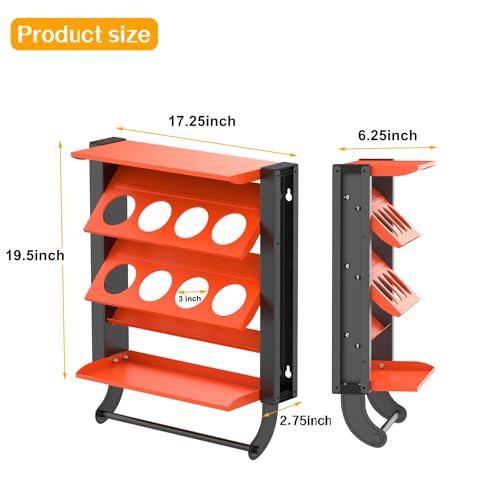 Spray Paint Can Holder Wall Mount, Heavy Duty Metal Spray Can Holder - view 5