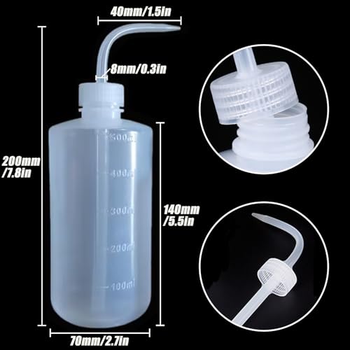 Squeeze Bottles 2-Pack (500ml/16.9oz) Heavy-Duty Squirt Bottle - view 2