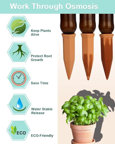 10pcs Terracotta Watering Spikes - view 5