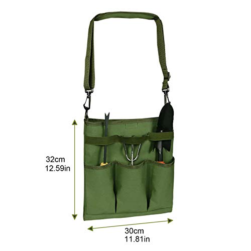 Garden Pruning Tool Bag - Canvas Shoulder Crossbody Gardening Storage Bag - view 3