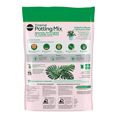 Tropical Potting Mix, 6 qt. - Growing Media for Tropical Plants Living in Indoor and Outdoor Containers - view 2