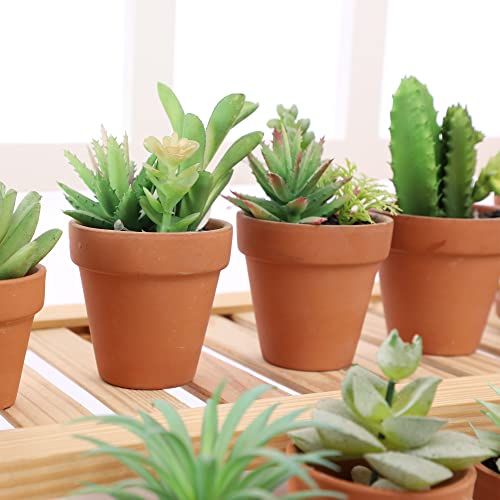 2.5 inch Terracotta Pots with Drainage Holes,Small Mini Clay Ceramic Pottery Planter,Cactus Flower Terra Cotta Pots,Succulents Nursery Pots for Indoor/Outdoor Plants,Crafts,Wedding-72 Pack - view 4