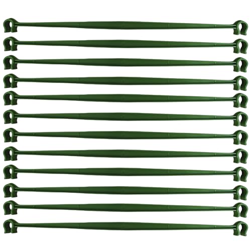 36PCS Plant Stake Arms for Tomato Cage，Expandable 11.8" Plant Supports Trellis Connector Clips for 11mm Garden Plants Stakes Stand Outdoor/Indoor
