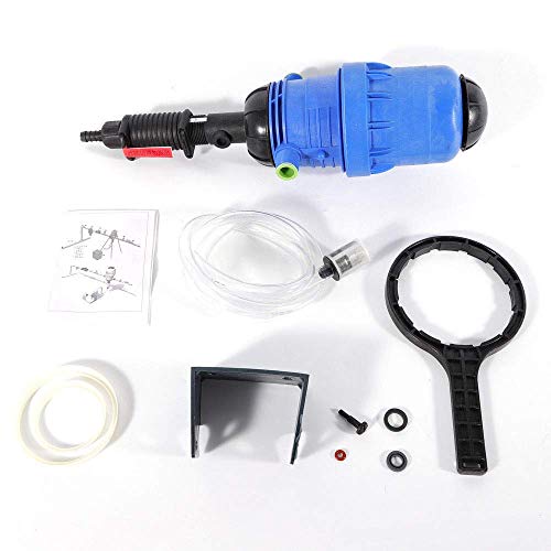 Adjustable Automatic Fertilizer Injector Water Powered Chemical Liquid Doser Dispenser 20-2500 L/H Drip Irrigation Injector Dosing Pump for Industry Garden Hose Livestock (Blue) - view 5