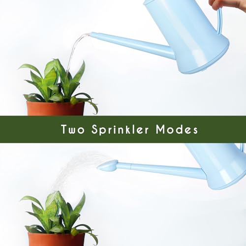 1/2 Gallon Indoor Plant Watering Can Blue 67oz - view 3