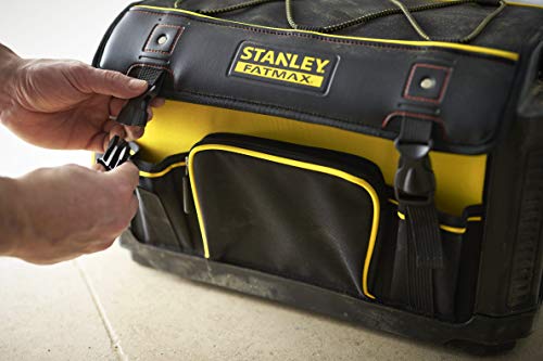 Stanley FatMax 1-79-213 Tool Carrier with Protective Cover, 49 x 31 x 28 cm, 600 Denier Nylon Bag, Waterproof and Impact Resistant, Robust Carry with Many Inner Pockets - view 7