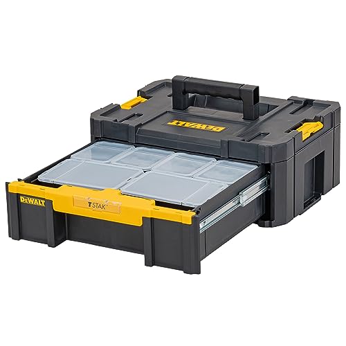 DWST1-70705 T-Stak III Tool Storage Box with Drawer, Yellow/Black, 17.6 cm*44.0 cm*31.4 cm - view 4