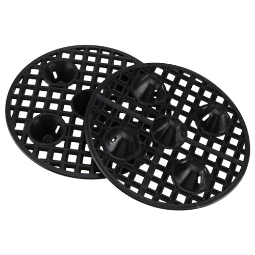 30 PCS 8 Inch Plant Level Pot Elevator, Heavy Duty Round Plastic Saucer Riser Run off Tray Big Potted Stand for Indoor, Deck Floor Protector for Garden Flowers Plants - view 6