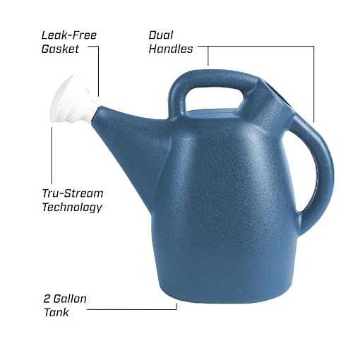 48010 2-Gallon Watering Can, Drip-Free Spout for Clean Pour - view 3