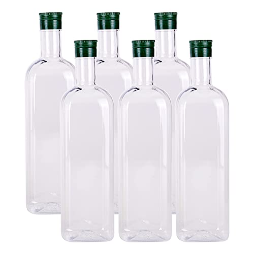 6 Terracotta Watering Spikes with 6 PET Empty Bottles 33.8 Fl Oz 1000ml for Plant Self Irrigation Up to 10+ Days - view 5