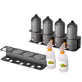 Spray Can Holder Rack, Steel Wall Mounted Spray Bottle Holder
