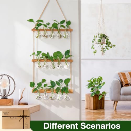 Wall Hanging Propagation Station 5 Bulb Vase 3 Tiers - view 4