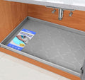 Waterproof Under Sink Mat 34" x 22", Silicone Mat Kitchen liner