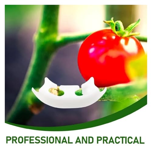 50pcs Plant Benders Trainer Plastic Support Pile Frame Plant Growth Manipulation Tutors Flower Vine Branches Support Clamps(Red) - view 5