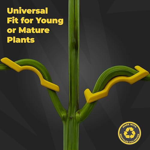 BudClips for Low Stress Plant Training, Yellow, 20-Pack - view 3