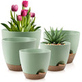 7/7.5/8/9/10 Inch Self Watering Pots for Indoor/Outdoor Plants