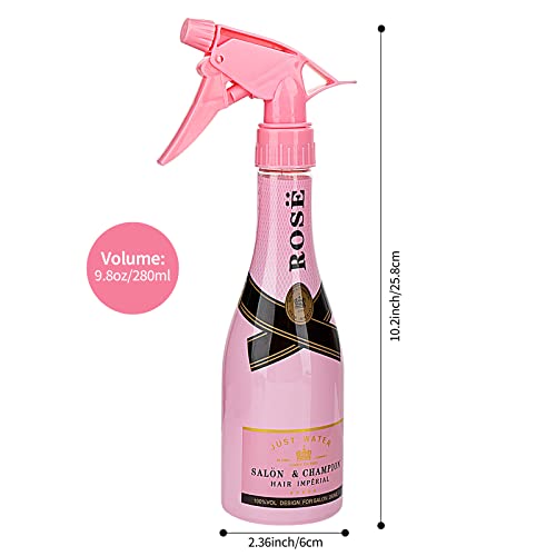 9.8oz Fine Mist Spray Bottle, Pink Rose Champagne - view 4