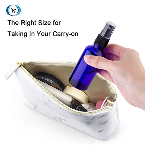 2oz Glass Spray Bottles For Essential Oils, Blue, 3 Pack - view 5