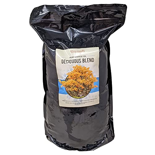 Tinyroots Deciduous Blend Bonsai Soil - 2.5 Gallon, Organic Bonsai Dirt Formulated for Maple, Hornbean, Elm and Other Deciduous Bonsai Trees