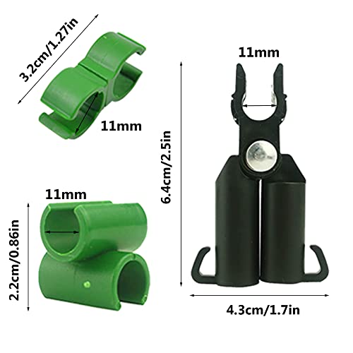 50PCS Connector Clip Set for 11mm Plant Trellis Gardening Stakes - view 2