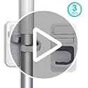 3 Pack Broom Hanger Wall Mount, No-Drill Mop Holder Cleaning Organizer - view 7