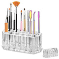 Acrylic Nail Art Tool Organizer Storage for Storing Pro Beauty Finger Nailcare Art Kit Tools Makeup Display Case Refillable Container Holder Organization