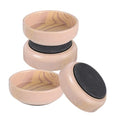 4pcs Wood Grain Furniture Pads, Anti Scratch Floor Protectors