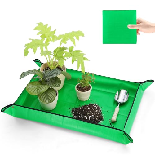 Waterproof Repotting Mat Super Thick for Indoor Potting Soil 39.5"x29.5"