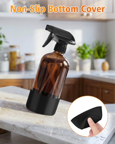 Amber Glass Spray Bottles - 2 Pack 16 oz Spray Bottles for Cleaning, Hair - view 5