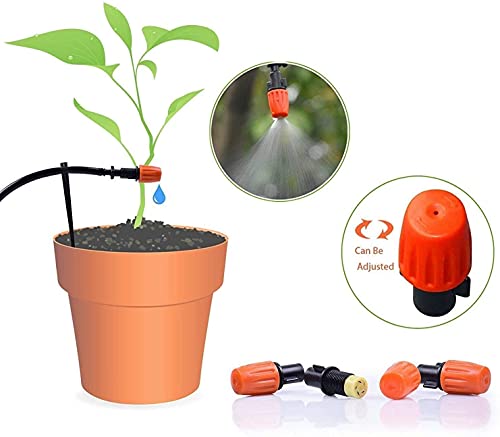 Irrigation System Kit, 226Ft Garden Watering System Automatic Drip Irrigation System, Plant Watering Devices with Distribution Hose, Plant Drip Feeders for Indoor, Greenhouse, Flower Bed, Patio - view 5