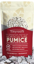 Tinyroots Horticultural Pumice for Plants - Soil Additive for Succulents, Cactus, Bonsai & Other Plants - 100% Pure Volcanic Rocks, 1/4 inch Soil Additive, 2.25 Quarts
