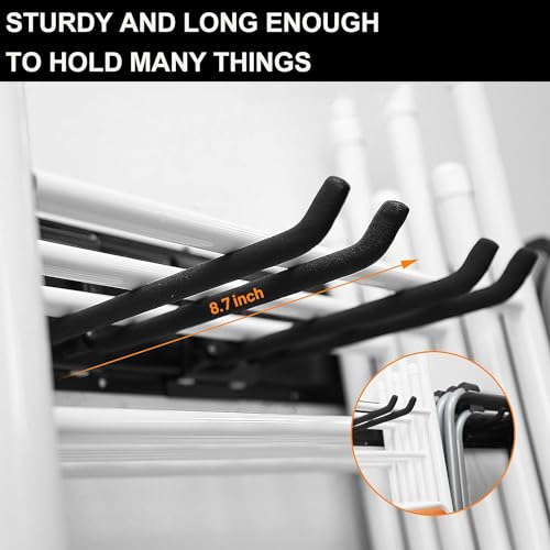Garage Storage Organization Wall Mount Folding Chair Hangers - view 3