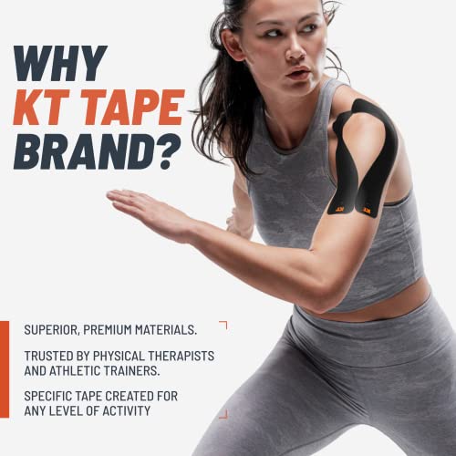 Original Cotton, Elastic Kinesiology Athletic Tape, 150 Precut 10” Strips - view 2