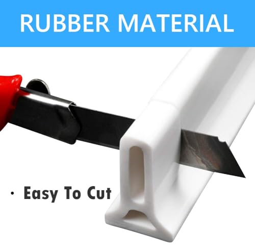 67 Inch Collapsible Shower Water Dam Shower Stopper Barrier and Retention System and Keeps Water Inside Threshold Dry and Wet Separation Suitable for Bathroom and Kitchen - view 6