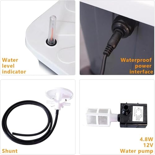 Indoor Hydroponic Tower Garden System - Aeroponic Growing Kit with Pump & Timer for Home Vegetables, Herbs, and Plants – Easy Setup, Saving, Soil-Free Gardening - view 5