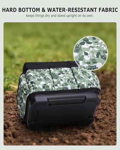 Garden Tool Bag with Hard Bottom, Garden Tote with Shoulder Strap - view 2