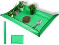 Plant Repotting Mat,Extra Large Waterproof Potting Mats,Foldable Potting Mat for Indoor Plant Transplanting and Dirt Control,Portable Gardening Mats for Repotting(43''*30'',Green)