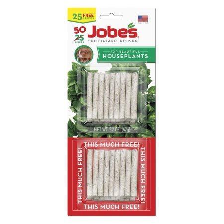 Jobe's 5001T Houseplant Fertilizer Food Spikes, 50 Pack