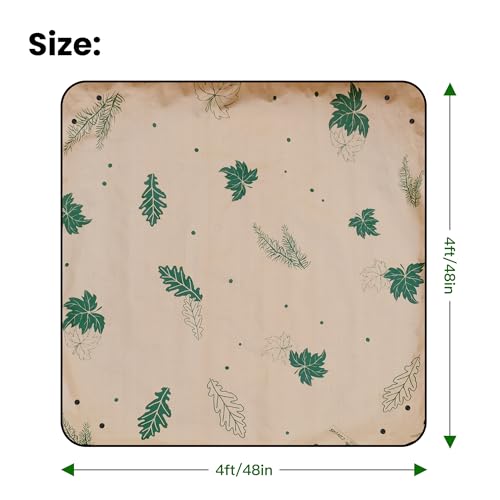 2PCS 4x4FT Large Repotting Mat for Indoor Plants, Heavy Duty Thickened Gardening Mat, Waterproof Plant Transplanting Potting Tray Foldable - view 2