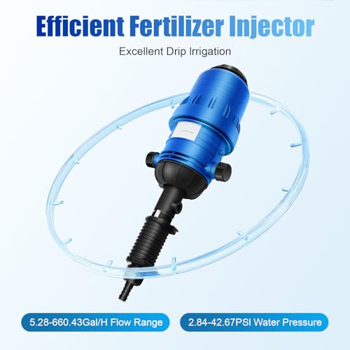 Automatic Fertilizer Injector Dispenser Dosing Pump, Water Powered Drip Feeder Drip Irrigation Injector with One Tube, Adjustable Liquid Doser Dispenser for Garden, Greenhouse, Agriculture - view 6