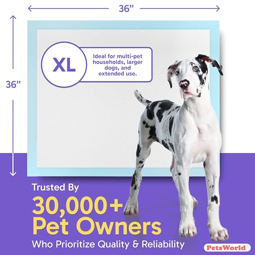 Giant Dog Potty Pads, Odor-Eliminating, 36" x 36", Ultra Absorbent 5-Layer Leak-Proof Training Pads for Dogs & Cats (36x36, 400 Count) - view 6