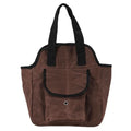 Garden Tool Bag Waxed Canvas Carrier 9 Pockets Organizer