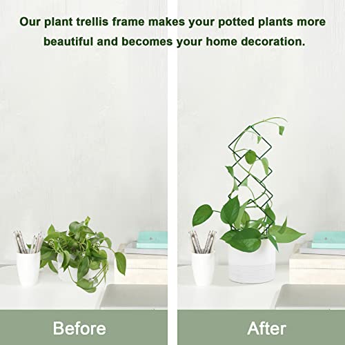 16inch Small Indoor Plant Trellis for Climbing Plants Outdoor - view 4