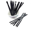 100pcs 4" Black Metallic Twist Ties foil Twist Ties for Cello Bags Treat Bags in Birthday Party Wedding Party