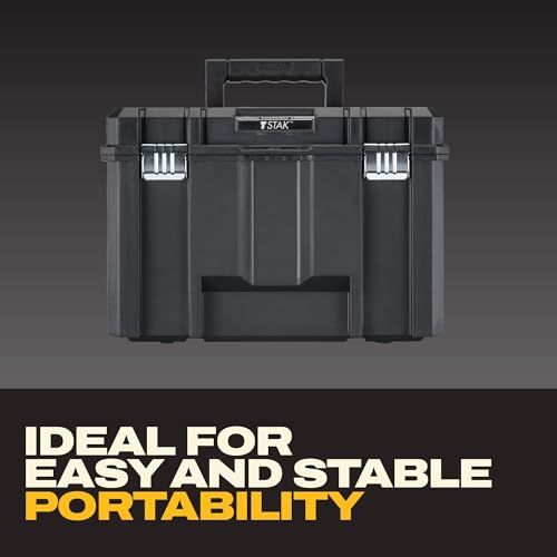 TSTAK Tool Box, Extra Large Design, Removable Tray for Easy Access to Tools, Water and Debris Resistant (DWST17806) - view 5